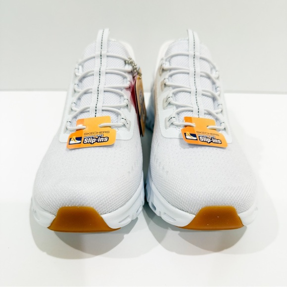 Skechers Glide-Step Tranquility Hands Free Slip-ins Sneakers White 5.5 Wide NEW - Picture 12 of 12